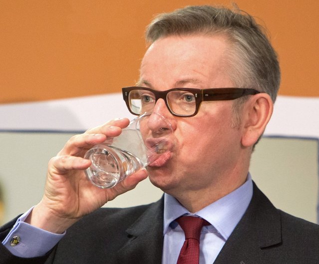 Gove drinking water Blank Meme Template