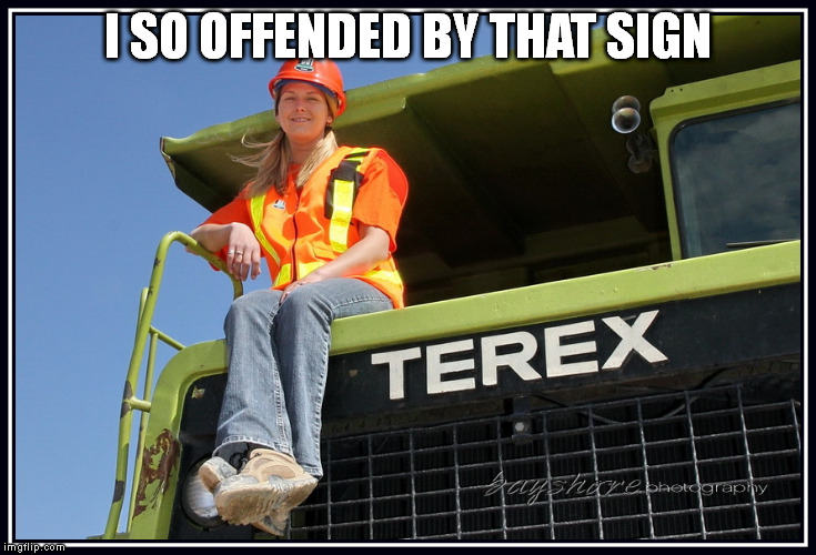 I SO OFFENDED BY THAT SIGN | made w/ Imgflip meme maker