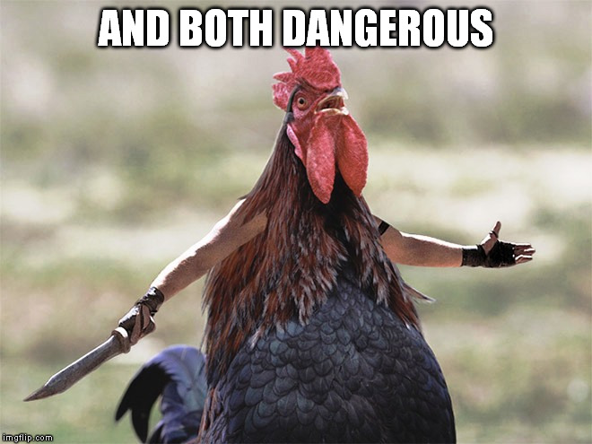 AND BOTH DANGEROUS | made w/ Imgflip meme maker