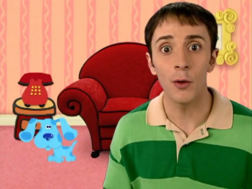 High Quality Steve From Blues Clues Blank Meme Template