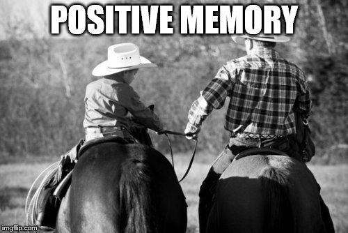 memories | POSITIVE MEMORY | image tagged in memories | made w/ Imgflip meme maker