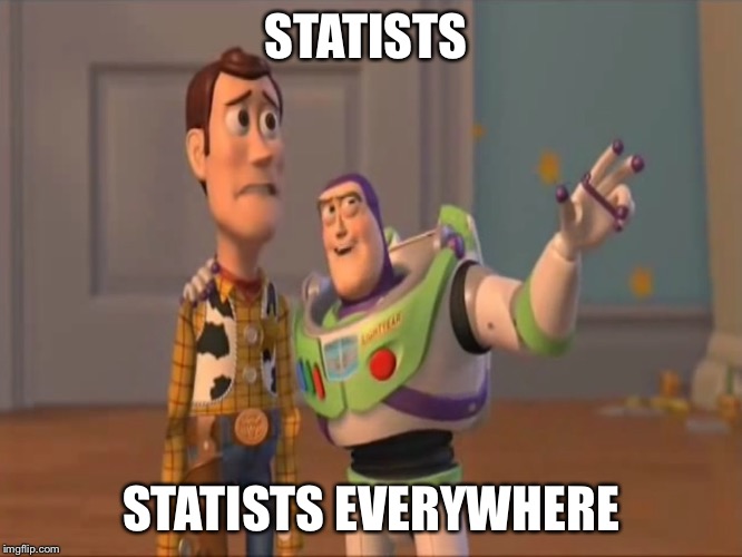 STATISTS; STATISTS EVERYWHERE | image tagged in statist buzz | made w/ Imgflip meme maker