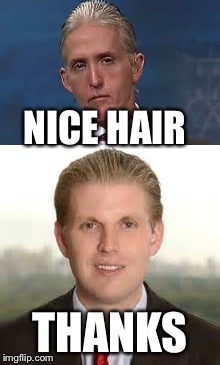 I guess that's better than the metrosexual beard | NICE HAIR; THANKS | image tagged in memes | made w/ Imgflip meme maker