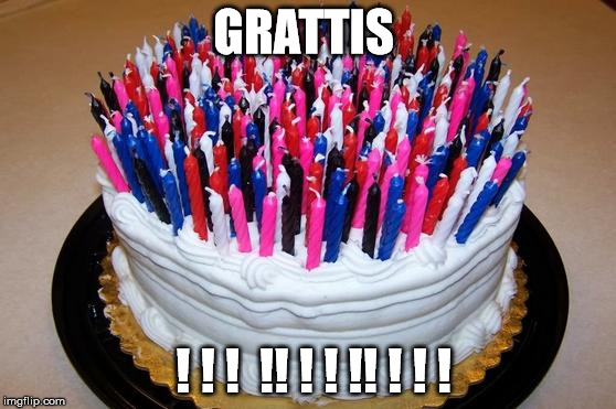Grattis | GRATTIS; ! ! !  !! ! ! !! ! ! ! | image tagged in birthday cake | made w/ Imgflip meme maker