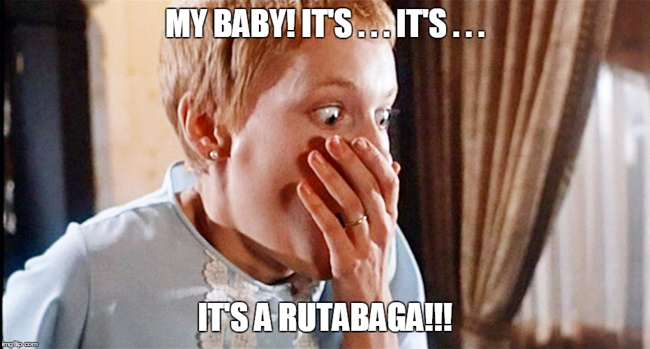 MY BABY! IT'S . . . IT'S . . . IT'S A RUTABAGA!!! | made w/ Imgflip meme maker