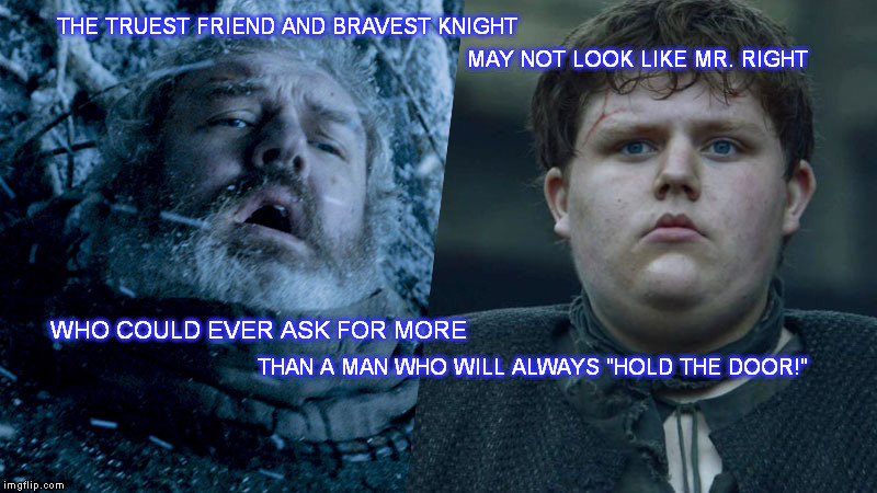 THE TRUEST FRIEND AND BRAVEST KNIGHT; MAY NOT LOOK LIKE MR. RIGHT; WHO COULD EVER ASK FOR MORE; THAN A MAN WHO WILL ALWAYS "HOLD THE DOOR!" | image tagged in truth | made w/ Imgflip meme maker