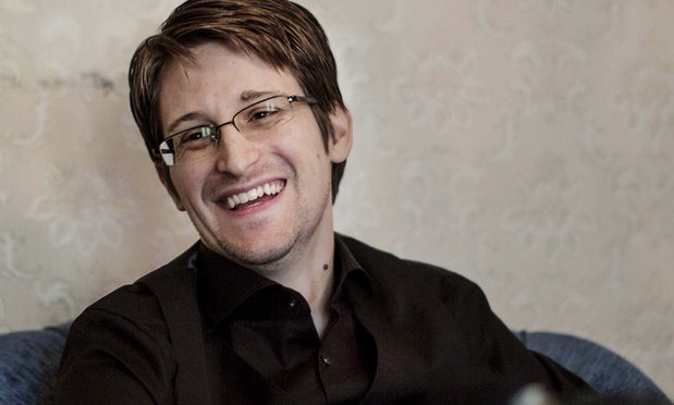 Snowden Laugh  Blank Meme Template