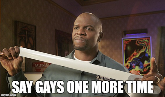 the gay stopper | SAY GAYS ONE MORE TIME | image tagged in funny,funny memes | made w/ Imgflip meme maker