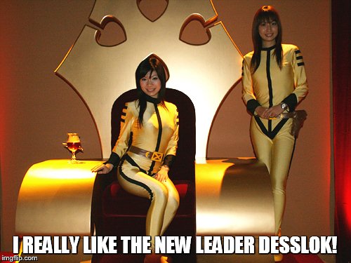 The new Leader Desslok | I REALLY LIKE THE NEW LEADER DESSLOK! | image tagged in cosplay,space battleship yamato,star blazers | made w/ Imgflip meme maker