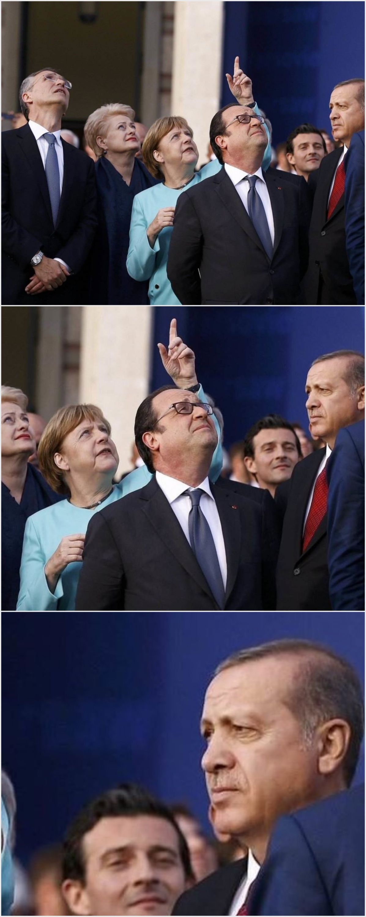 High Quality Erdogan Didn't Care Flight Show Blank Meme Template