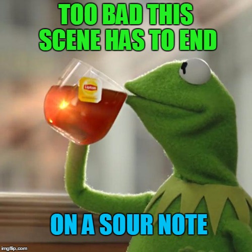 But That's None Of My Business Meme | TOO BAD THIS SCENE HAS TO END ON A SOUR NOTE | image tagged in memes,but thats none of my business,kermit the frog | made w/ Imgflip meme maker