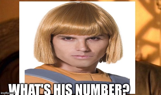 WHAT'S HIS NUMBER? | made w/ Imgflip meme maker