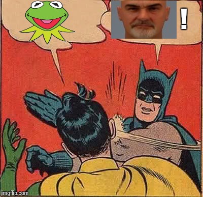 Batman Slapping Robin | ! | image tagged in memes,batman slapping robin | made w/ Imgflip meme maker
