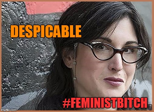 feminist Zeisler | DESPICABLE #FEMINISTB**CH | image tagged in feminist zeisler | made w/ Imgflip meme maker