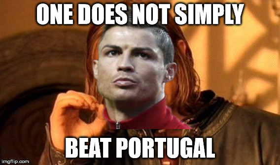 ONE DOES NOT SIMPLY BEAT PORTUGAL | made w/ Imgflip meme maker