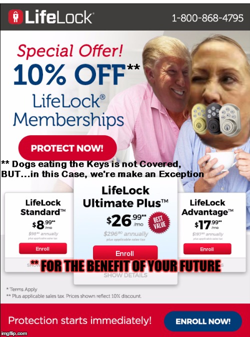 KnockKnock-Whos there-Doris-Doris who? Doris locked that's why I'm knocking. | ** FOR THE BENEFIT OF YOUR FUTURE | image tagged in hillary clinton,big mouth,shut up,money in politics,hillary clinton 2016,liar | made w/ Imgflip meme maker