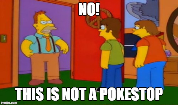 NO! THIS IS NOT A POKESTOP | made w/ Imgflip meme maker