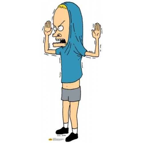 Great Cornholio Blank Meme Template