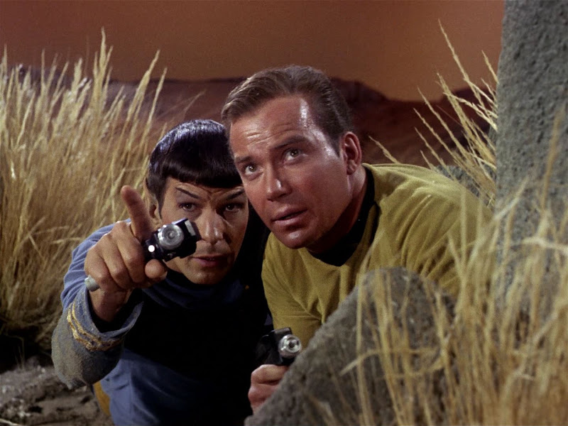 Spock and Kirk Blank Meme Template