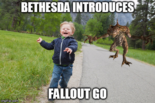 The marketplace caught on quick | BETHESDA INTRODUCES; FALLOUT GO | image tagged in pokemon go,parody,fallout | made w/ Imgflip meme maker
