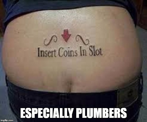ESPECIALLY PLUMBERS | made w/ Imgflip meme maker