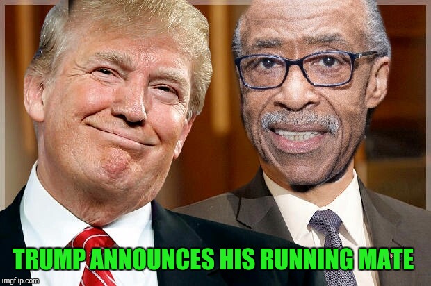 Oy Vey! | TRUMP ANNOUNCES HIS RUNNING MATE | image tagged in donald trump | made w/ Imgflip meme maker