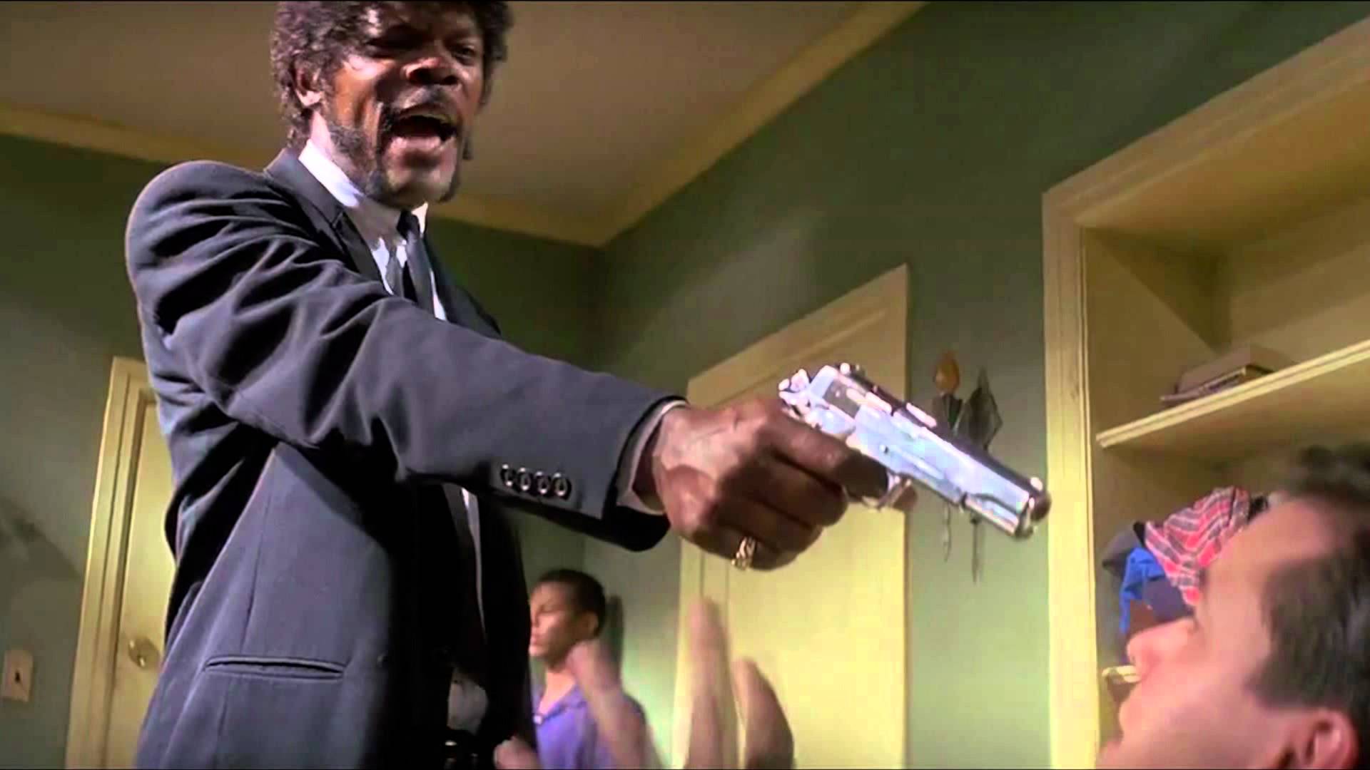 Pulp Fiction Say What One More Time Blank Meme Template