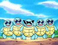 High Quality Squirtle Gang Blank Meme Template