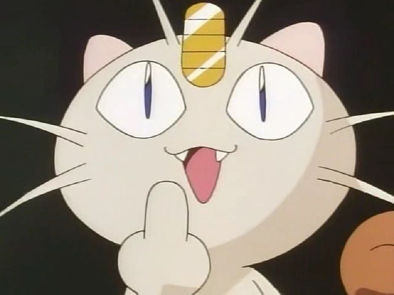 Meowth Middle Claw Blank Meme Template