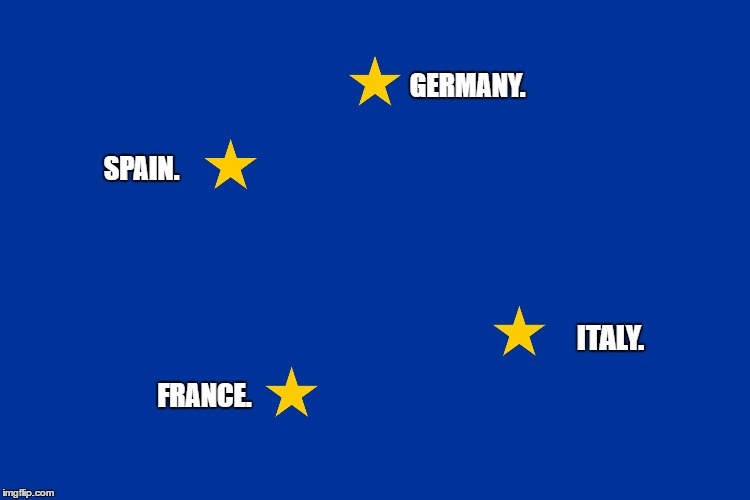 The European Union After People Wake Up. | GERMANY. SPAIN. ITALY. FRANCE. | image tagged in one day god willing | made w/ Imgflip meme maker