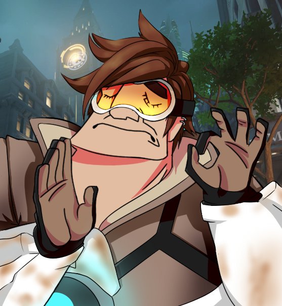 tracer just right Blank Meme Template