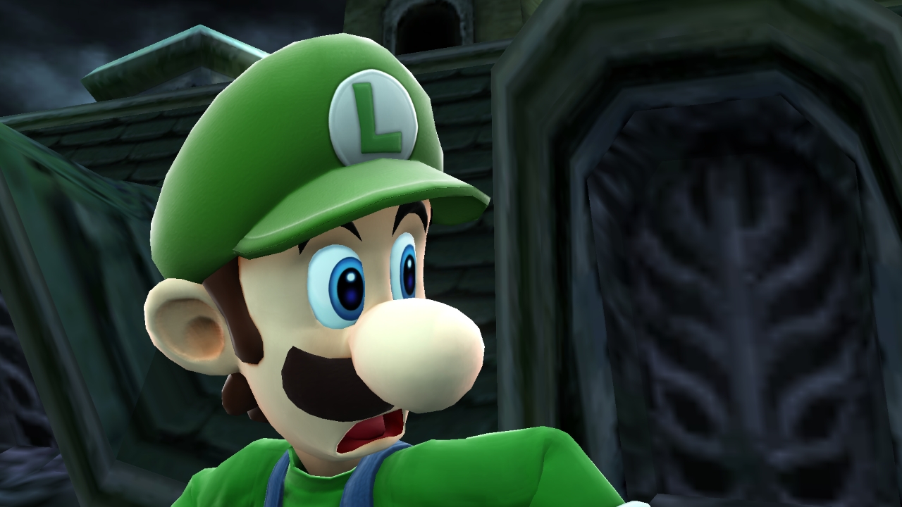 Scared Luigi Blank Meme Template