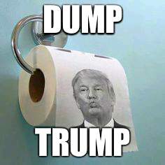Trump Toilet Paper | DUMP; TRUMP | image tagged in trump toilet paper | made w/ Imgflip meme maker
