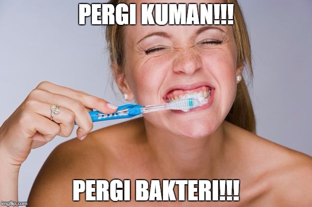 PERGI KUMAN!!! PERGI BAKTERI!!! | made w/ Imgflip meme maker