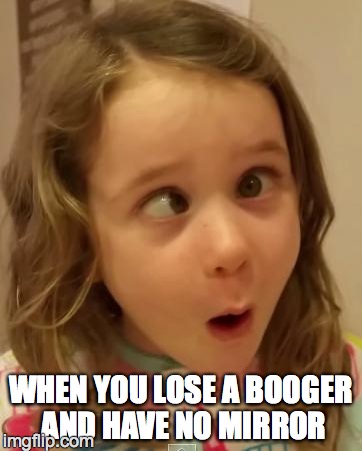 OMG Really?!?! | WHEN YOU LOSE A BOOGER AND HAVE NO MIRROR | image tagged in omg really | made w/ Imgflip meme maker