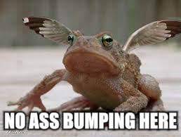 NO ASS BUMPING HERE | made w/ Imgflip meme maker