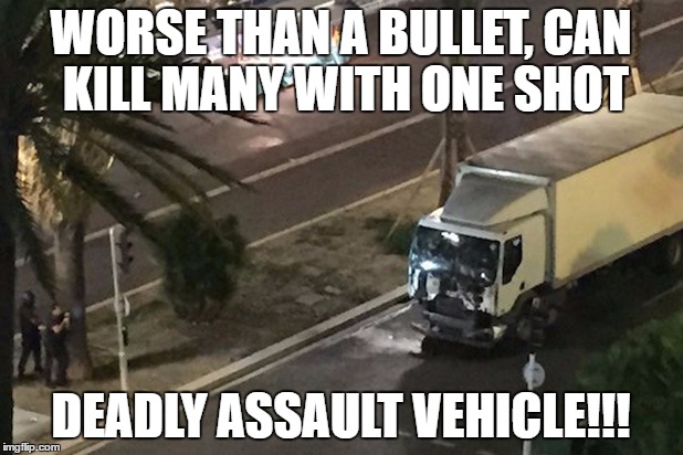 WORSE THAN A BULLET, CAN KILL MANY WITH ONE SHOT; DEADLY ASSAULT VEHICLE!!! | image tagged in The_Donald | made w/ Imgflip meme maker