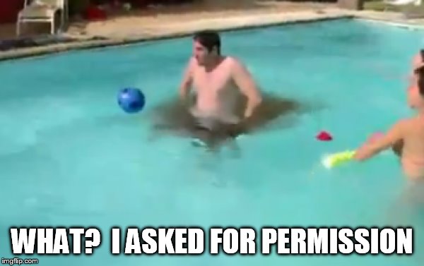 WHAT?  I ASKED FOR PERMISSION | made w/ Imgflip meme maker