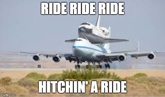 Hey buddy!  Where you headed? | RIDE RIDE RIDE; HITCHIN' A RIDE | image tagged in airplane,hitchhiker | made w/ Imgflip meme maker
