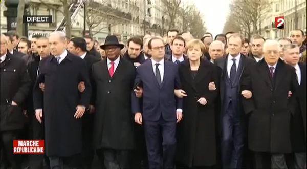 EU leaders march Blank Meme Template