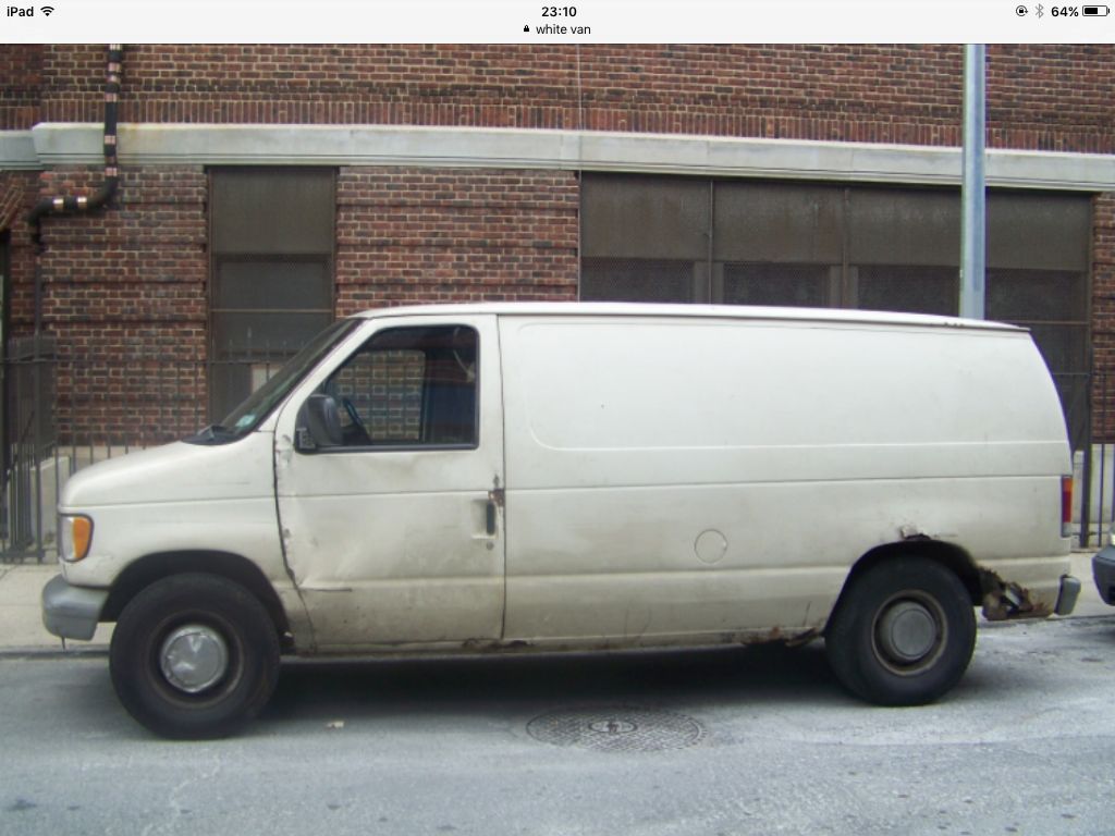 High Quality White van Blank Meme Template