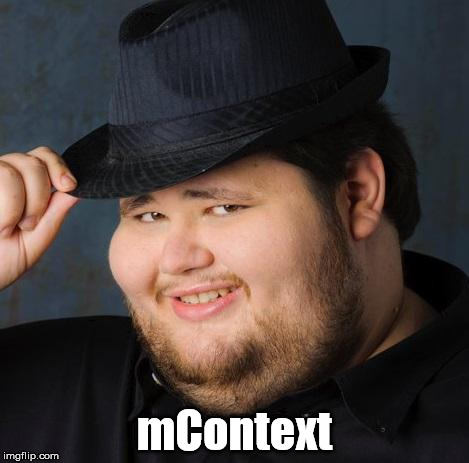 Fedora-guy | mContext | image tagged in fedora-guy,programmerreactions | made w/ Imgflip meme maker