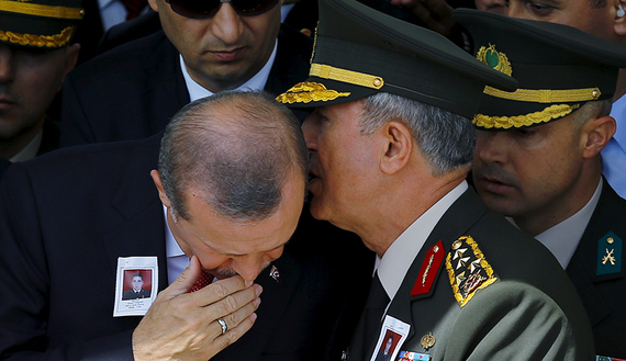 Erdogan choked by military Blank Meme Template