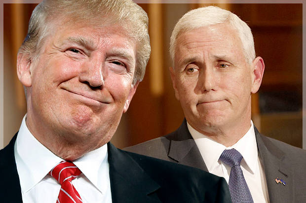 High Quality trump pence racist Blank Meme Template