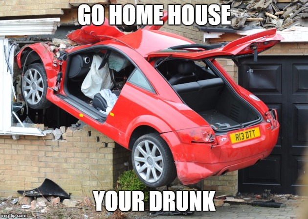 stupid gravity  | GO HOME HOUSE YOUR DRUNK | image tagged in memes,go home youre drunk | made w/ Imgflip meme maker
