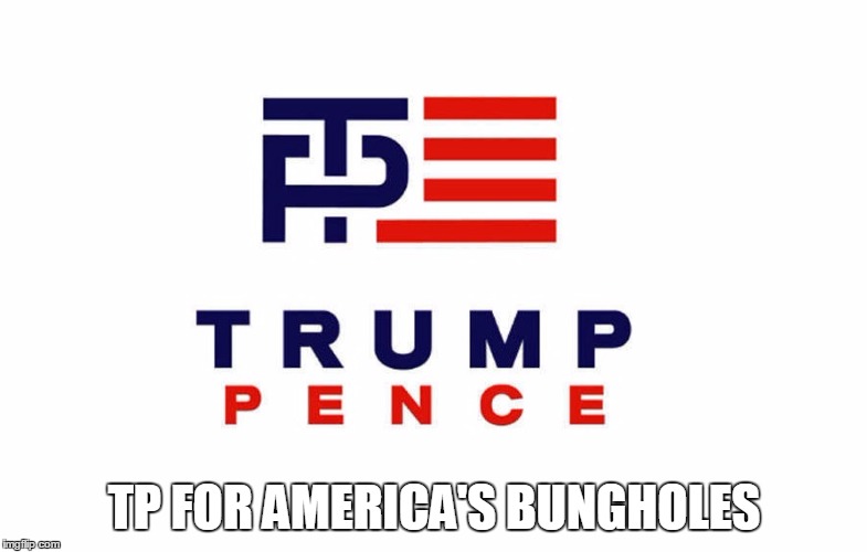 tp for bungholes | TP FOR AMERICA'S BUNGHOLES | image tagged in trump 2016 | made w/ Imgflip meme maker