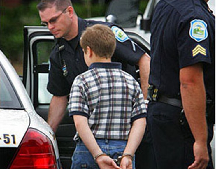 High Quality boy arrested for farting in school Blank Meme Template