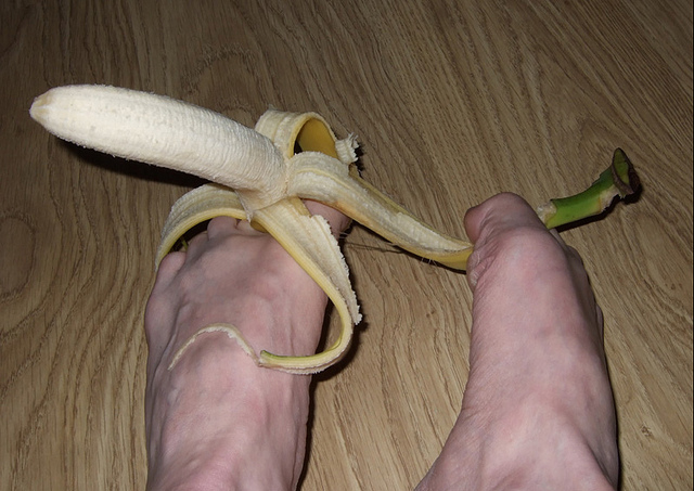 banana feet Blank Meme Template