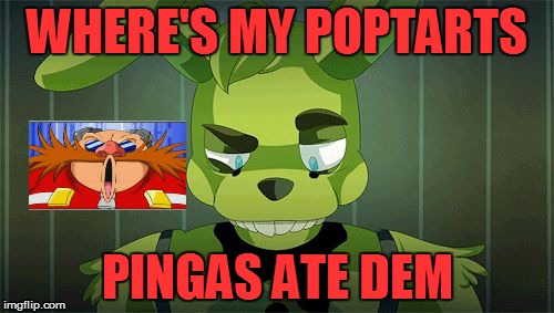 WHERE'S MY POPTARTS; PINGAS ATE DEM | image tagged in not da pop tarts | made w/ Imgflip meme maker