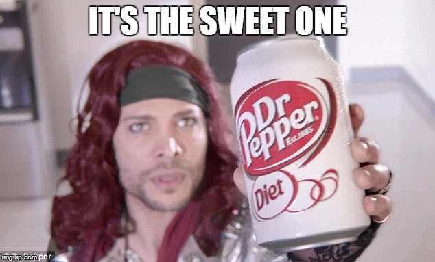 diet dr pepper the sweet one commercial
